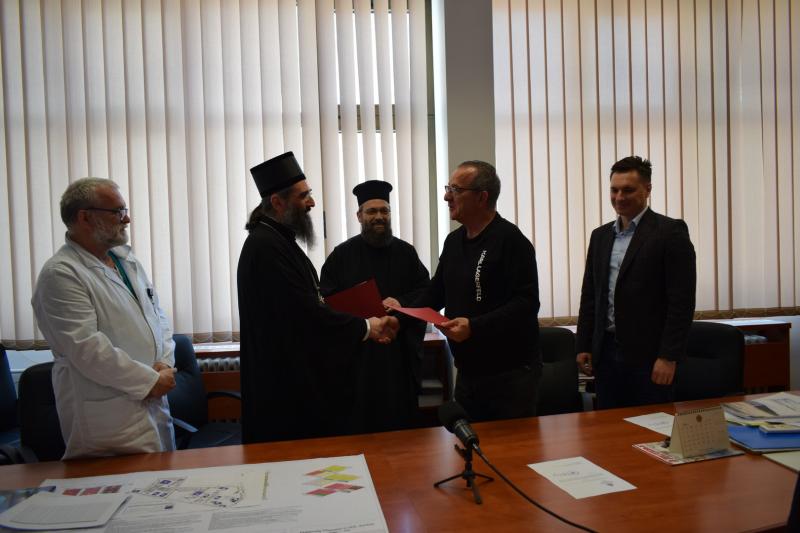 Потписивање уговора о реализацији пројекта "Православни волонтери у здравству"